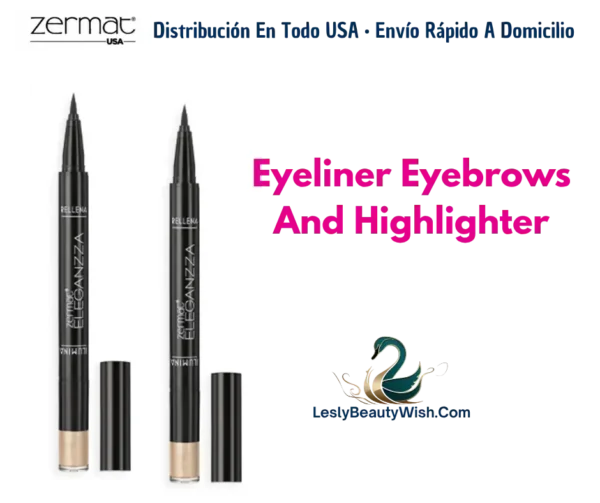 Eyeliner Eyebrows And Highlighter