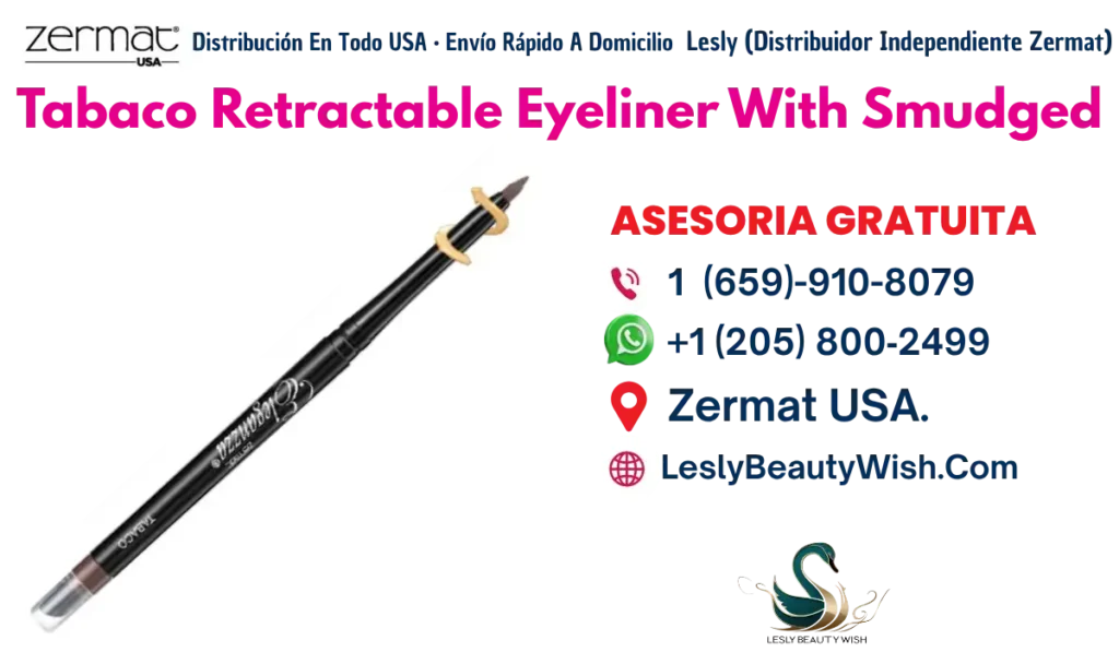 Tabaco Retractable Eyeliner With Smudged Tip