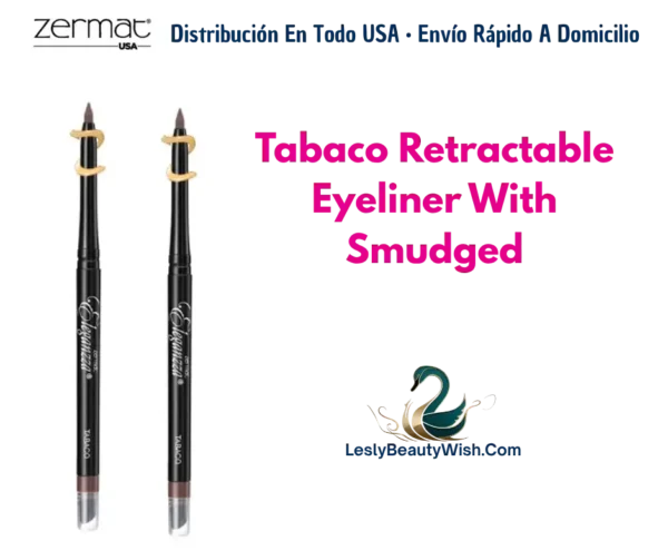 Tabaco Retractable Eyeliner With Smudged Tip