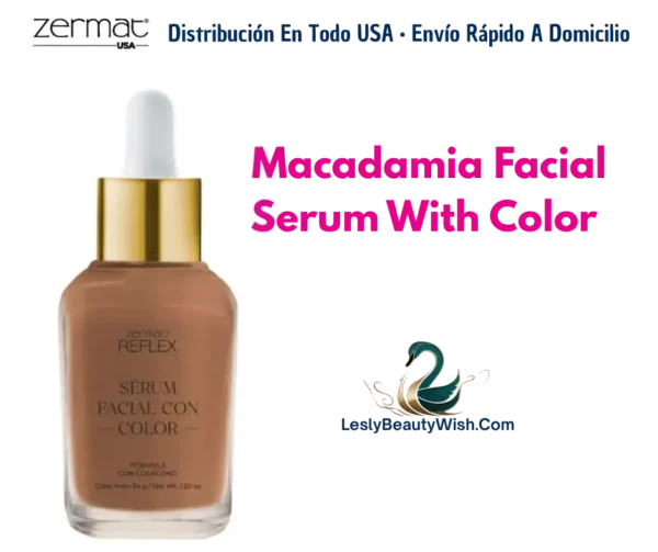 Almendra, Macadamia y Nuez Facial Serum With Color