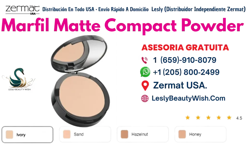Marfil Matte Compact Powder