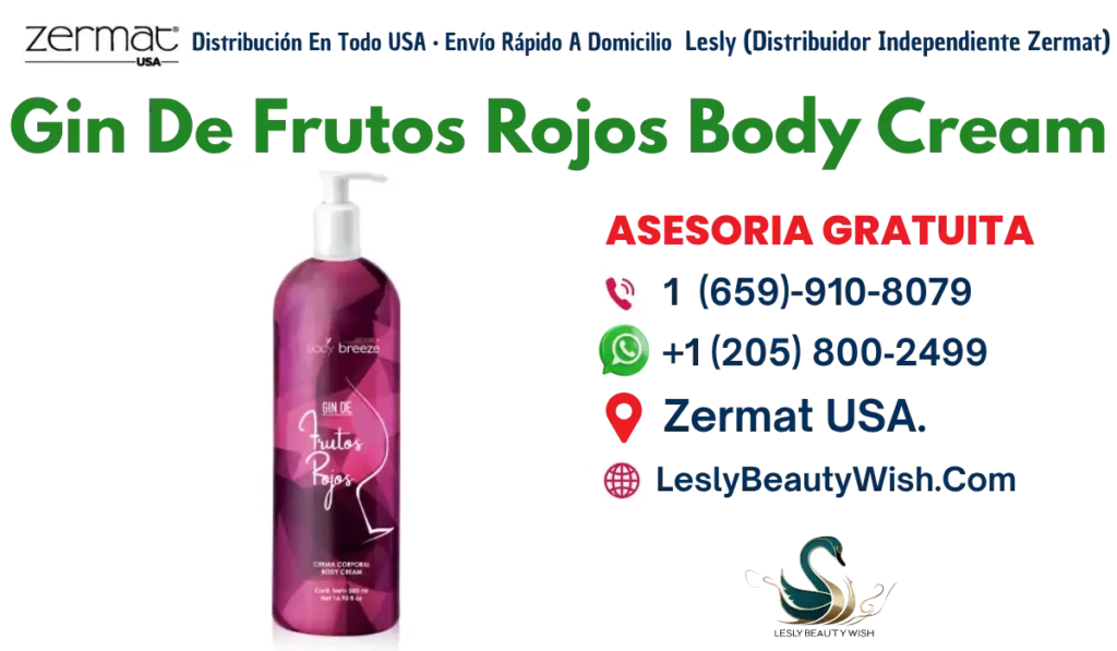 Gin De Frutos Rojos Body Cream