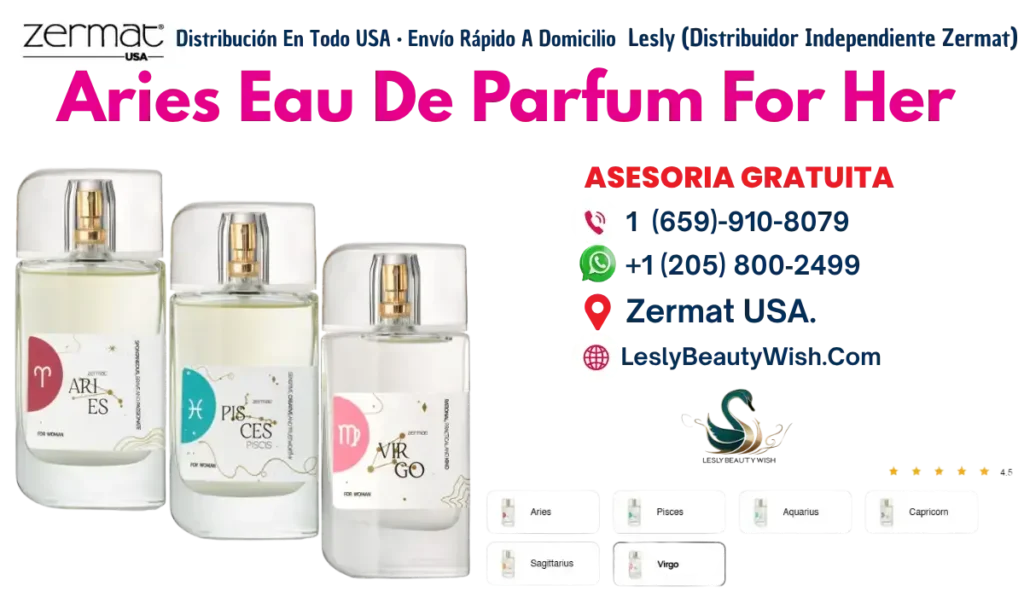 Fragancia Aries Para Dama 60 Ml
