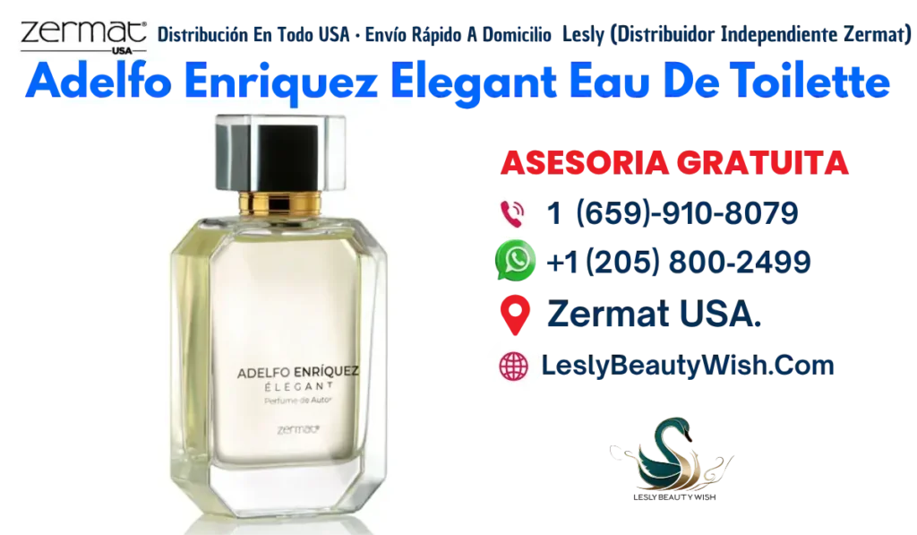 Adelfo Enriquez Elegant Eau De Toilette 3.38 Fl. Oz